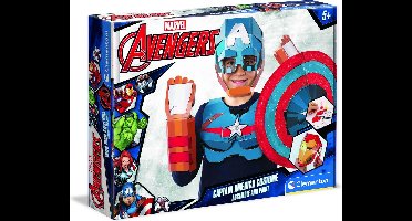 Clementoni - Verkleedset Captain America Marvel, hobbypakket