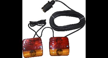HP Autozubehör Aanhangerverlichtingsset 7-polig Knipperlicht, Remlicht, Markeringslicht Achter 12 V Incl. verlichtingsb