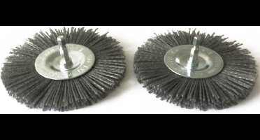 Güde Vervangende nylon borstels voor voegenreiniger GRF 401, 2 stuks