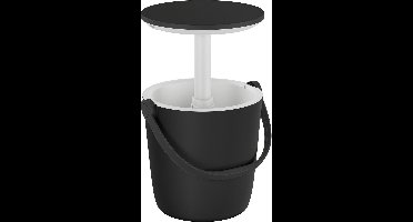 Keter Gobar Bijzet Tuintafel - 38x38x37,5cm - Antraciet