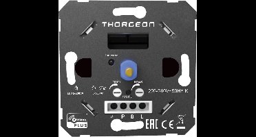 Thorgeon - Z-Wave licht Dimmer LED - Druk Draai Schakelaar - Fase Afsnijding - 220-240 V
