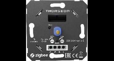 Thorgeon - Smart Zigbee LED Dimmer - 220-240 V - Fase Afsnijding - Druk Draai Schakelaar