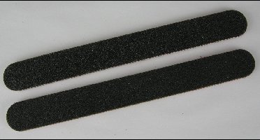 Nagelvijlen verpakt per 2 stuks zwart