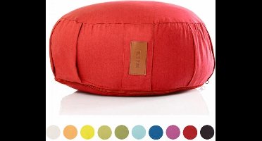 Gorilla Sports Yogakussen - Meditatie Kussen - Yoga - Pilates - Rood