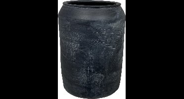 Bilbao vaas zwart D22 x H30 cm