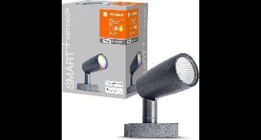 LEDVANCE Slim tuinarmatuur LED: voor grond, SMART+ GARDEN SPOT MULTICOLOR / 5 W, 22-…24- V, stralingshoek: 76, RGBW, 3- K, body materiaal: aluminum, IP65