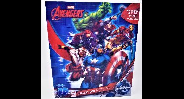 MARVEL AVENGERS  PUZZEL - 3D EFFECT PUZZELS - 4 PUZZELS VAN 24 STUKJES