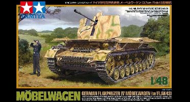 1:48 Tamiya 32573 GermanFlakpanzer Möbelwagen Flak 43 Plastic kit