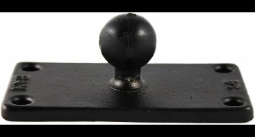 B-Kogel rechthoek 2x 4" Base RAM-B-202U-24