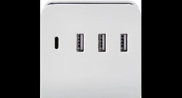 VOLTCRAFT UC-4ACX001 USB-oplader 24 W Binnen Uitgangsstroom (max.) 4.8 A 4 x 1x USB-C, 3x USB-A