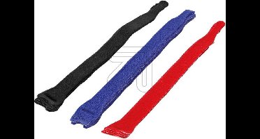EGB Klittenband met gesp set van 12 stuks in drie kleuren