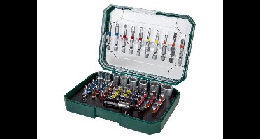 Parkside Bitset / Dopsleutelset - Om de gereedschapskist compleet te maken - 56 delige set - In een handige box