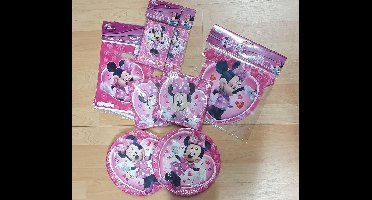 Minnie Mouse feest pakket compleet