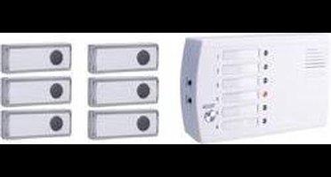 m-e modern-electronics FRS-106.1 Draadloos belsysteem voor Draadloze deurbel