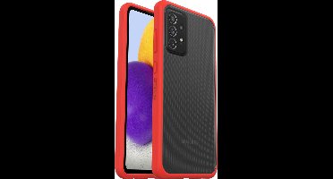 OtterBox React case voor Samsung Galaxy A72 - Transparant/Rood