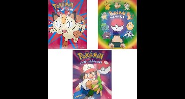 Pokemon Poster - Luxe Voordeelset - 3 Posters (50x40 cm) - Geplastificeerd - Kinderkamer - (Versie 4)