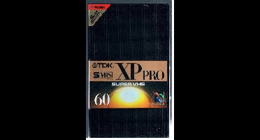 TDK S-VHS XP pro super vhs E-60