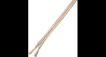 TRU COMPONENTS 1571459 Luidsprekerkabel 2 x 4 mm² Transparant 10 m