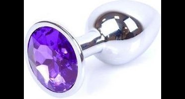 Power Escorts - Plug - Zilver - Anaal - Paars