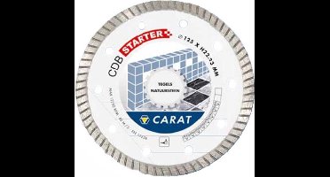 Carat CDBS115300 Diamantzaagblad voor droogzagen - 115x22,23mm - Tegels/Natuursteen