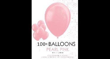 Roze ballonnen metallic | 100 stuks