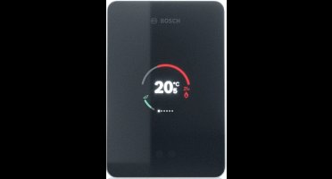 Bosch EasyControl slimme thermostaat - zwart (bedraad)