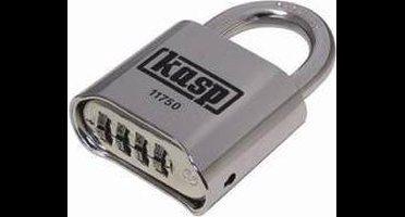 Kasp K11750D Hangslot 50 mm Zilver Cijferslot