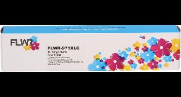 FLWR - Inktcartridge / 971XL / Cyaan - Geschikt voor HP