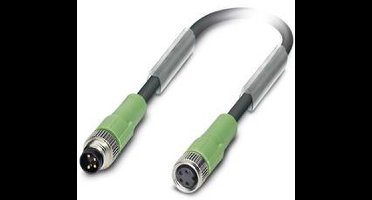 Phoenix Contact 1682155 Sensor/actuator connector, geassembleerd M8 Aantal polen: 4 Stekker, recht, Bus, recht 0.60 m 1