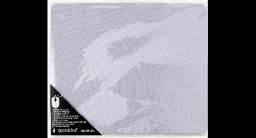 Gembird MP-PRINT-S muismat Game-muismat Wit