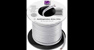 TRU COMPONENTS 93030c503 Draad 0.75 mm² Grijs 10 m