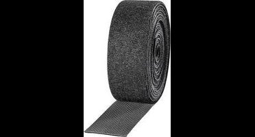 TOOLCRAFT KL25X2500C Klittenband Om te bundelen Haak- en lusdeel (l x b) 2500 mm x 25 mm Zwart 2 stuk(s)