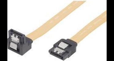 Renkforce SATA II- (300) kabel L-type met korte stekker 1 x haaks, 0,5 m