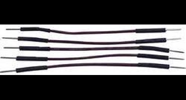 TRU COMPONENTS Jumperkabel [1x Draadbrug-stekker - 1x Draadbrug-stekker] 2.00 m Blauw