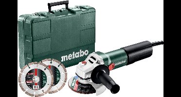 Metabo WEQ 1400-125 Set Haakse slijper