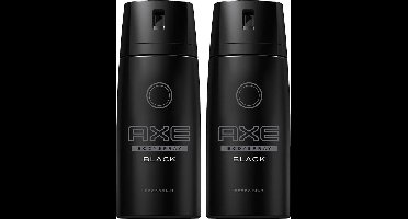 AXE Black Deodorant - 2 x 150 ml - Voordeelverpakking