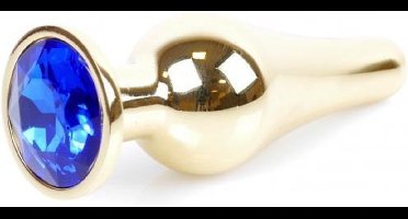 Power Escorts - Butt plug - Goud - Anaal plug - Donkerblauw