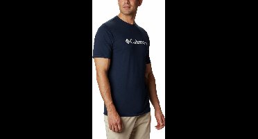 Columbia CSC Basic Logo Short Sleeve - Collegiate Navy - Heren - Maat XL