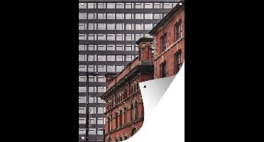 Tuin decoratie Moderne en oude gebouwen in Chinatown van Manchester - 30x40 cm - Tuindoek