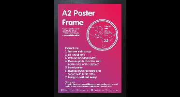 Wissellijst A2 Zwart - Hout