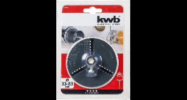 kwb 499423 Opnamebord voor gatenzaag 33 mm, 53 mm, 63 mm, 67 mm, 73 mm, 83 mm 1 stuk(s)