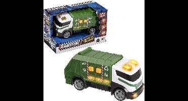 Teamsterz - Vuilniswagen - Speelgoed - Speelgoedauto met Geluid