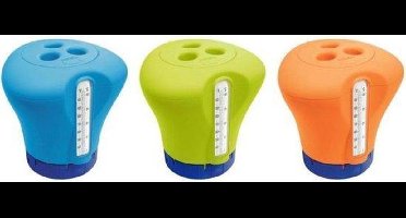 Pooltopper Chloordispenser - Regelbaar met thermometer voor chloortabletten