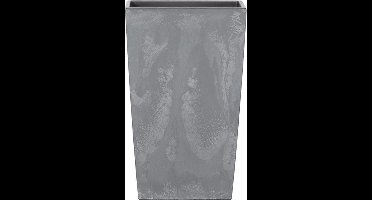 Deuba Bloempot - Beton Design 26L , 26,5x26,5x50cm - Antraciet