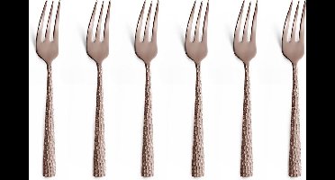 Amefa Felicity Rose Champagne- 6 taartvorkjes