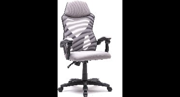 Bureaustoel Fresno - gamestoel - grijs