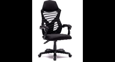 Bureaustoel Fresno - gamestoel - zwart
