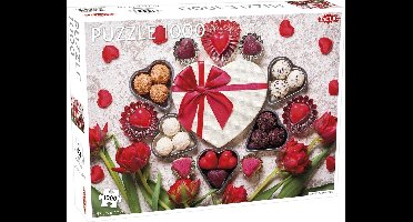 Tactic Sweets for My Sweet – Puzzel – 1000 stukjes – Kleurrijke Snoepillustratie – Strak en Rustgevend Ontwerp – Hoogwaardige Scandinavische Kwaliteit