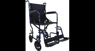 Aidapt Transportrolstoel Aluminium - Blauw