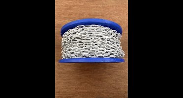 Sierketting 2,5 meter wit gelakt 15x2 mm sierketting